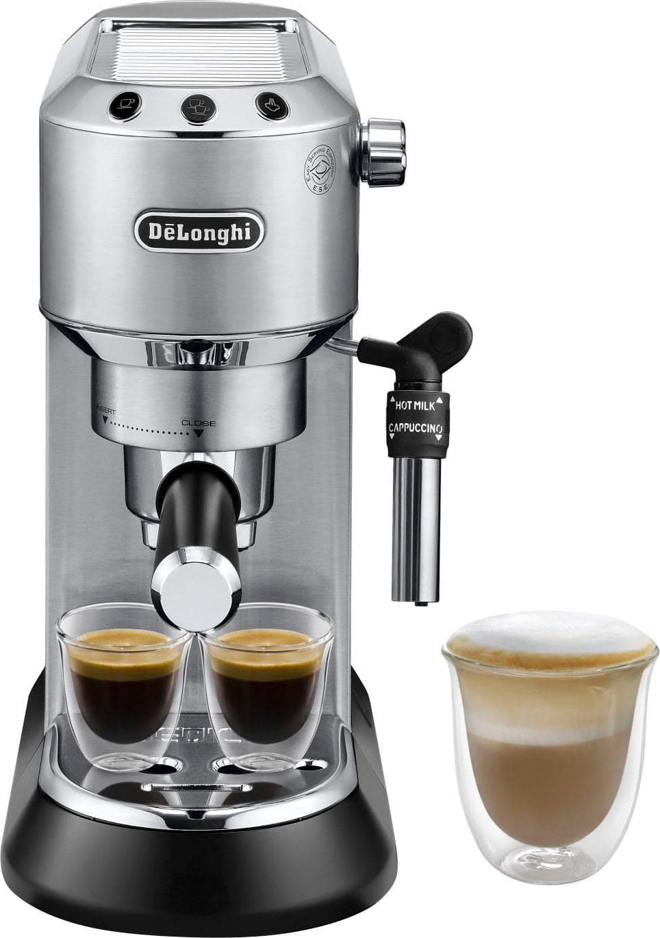 De'Longhi Espressomaschine Dedica Style EC685.M, Siebträger, 15 bar, nur 14,9 cm breit – Kaffeemaschinen